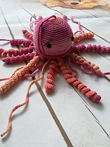 Hračky - chobotnica farebna - 9464138_