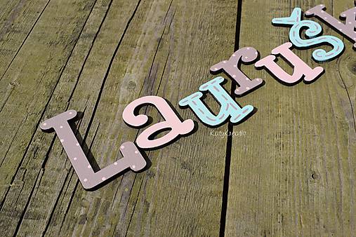 Tabuľky - Lauruška...7cm /vzor/ (Vanda /celé meno/) - 9463082_