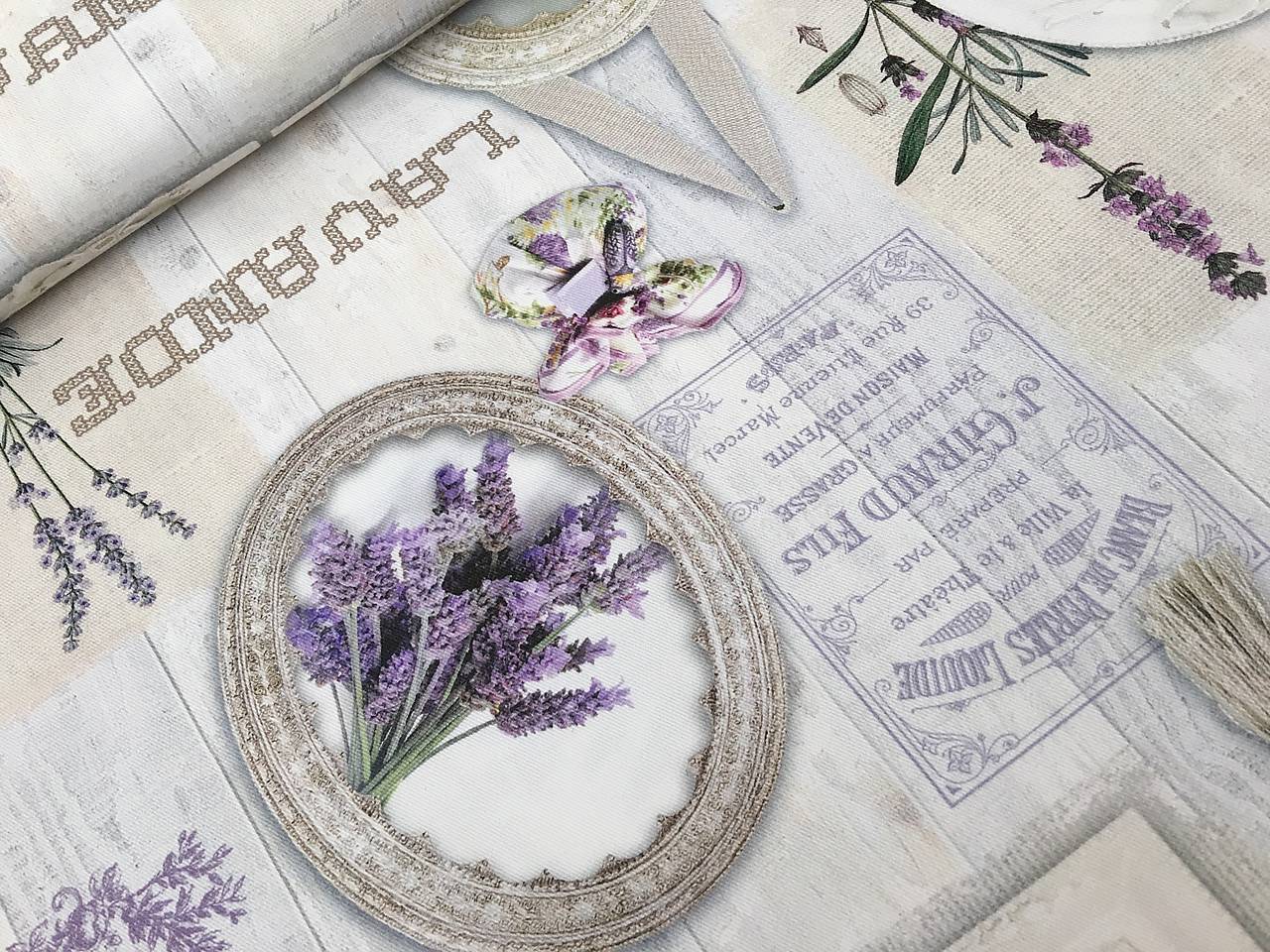 100% kvalitna bavlna Francuzsko prekrasna levanduľa 