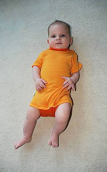 Detské oblečenie - Rastúce body - 100% LETNÁ MERINO VLNA, krátky rukáv - výber farieb (50-68 cm (0-6 mesiacov)) - 9471413_