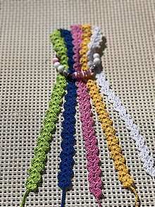 Náhrdelníky - Pestrofarebné náhrdelníky / Colorful chokers - 9472014_