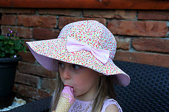Detské čiapky - Letný klobúčik (xs) - 9470587_
