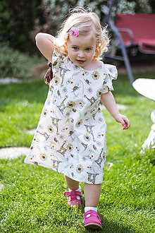 Detské oblečenie - Detské šaty žirafky - 9485982_