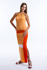 Topy, tričká, tielka - Summer top - light orange (R025) - 9491239_