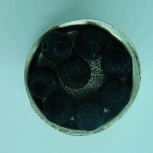 Korálky - Korálky okrúhle zamatové čierne 10mm - 9496204_