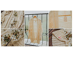 Svetre a kardigány - Romantic cardigan-100% bavlna - 9499796_