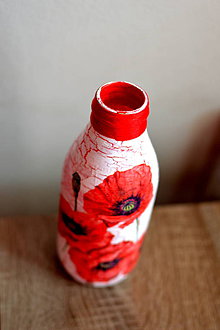 Dekorácie - Váza vlčie maky - 9500625_