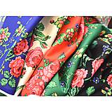 Sukne - MARÍNA - kvetinová maxi sukňa (Červená - veľké kvety) - 9504176_