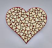 Tabuľky - Drevené srdce - 9504900_