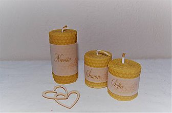 Darčeky pre svadobčanov - Voňavé svadobné menovky - 9503914_