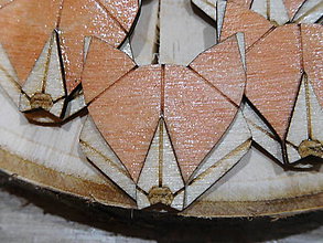 Brošne - drevená brošňa líška - 9507651_