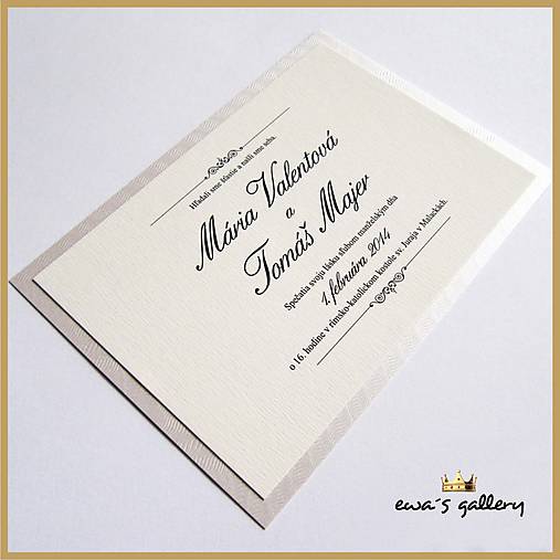 Svadobne Oznamenie Jednoduche Ewasgallery Wedding Sashe Sk Handmade Papiernictvo