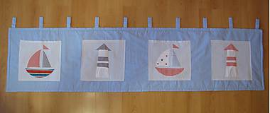 Úžitkový textil - Zástena za posteľ - pre námorníkov - 9510946_