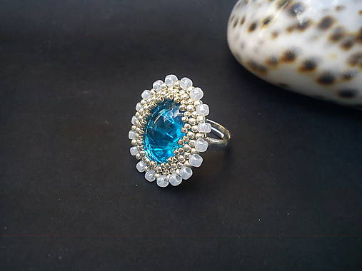 Prstene - Prsteň - Modrá lagúna - 9517028_