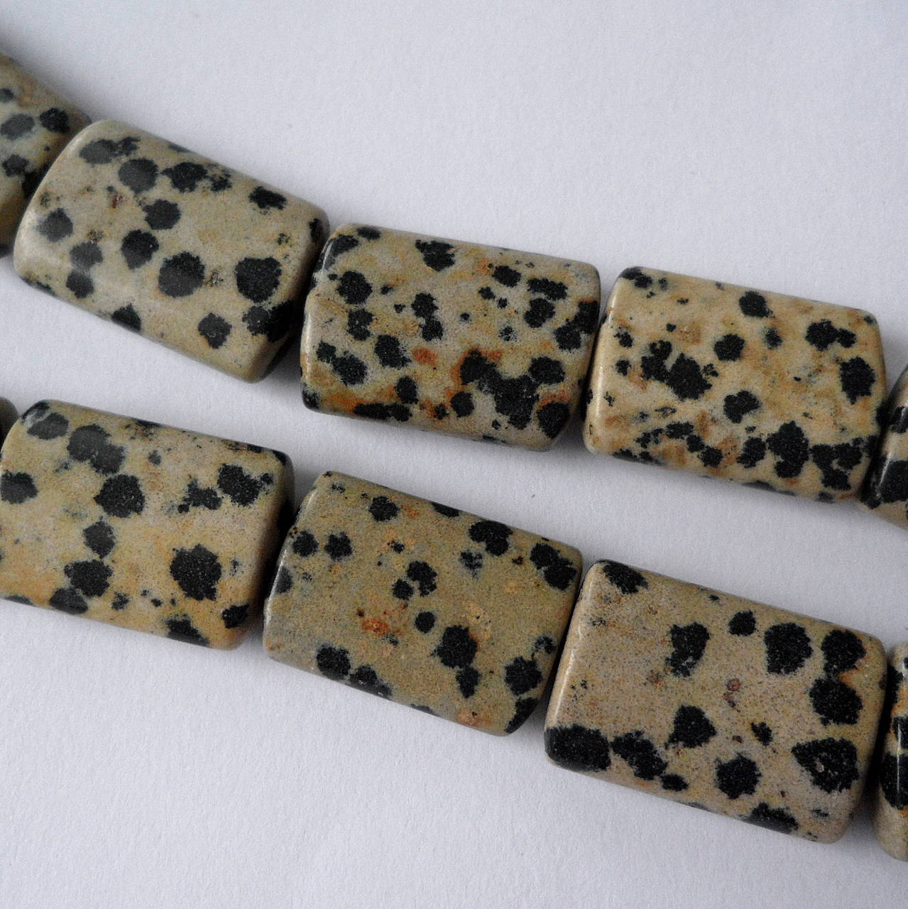 Minerály obdĺžnik 14x20mm-1ks (jaspis dalmatin)