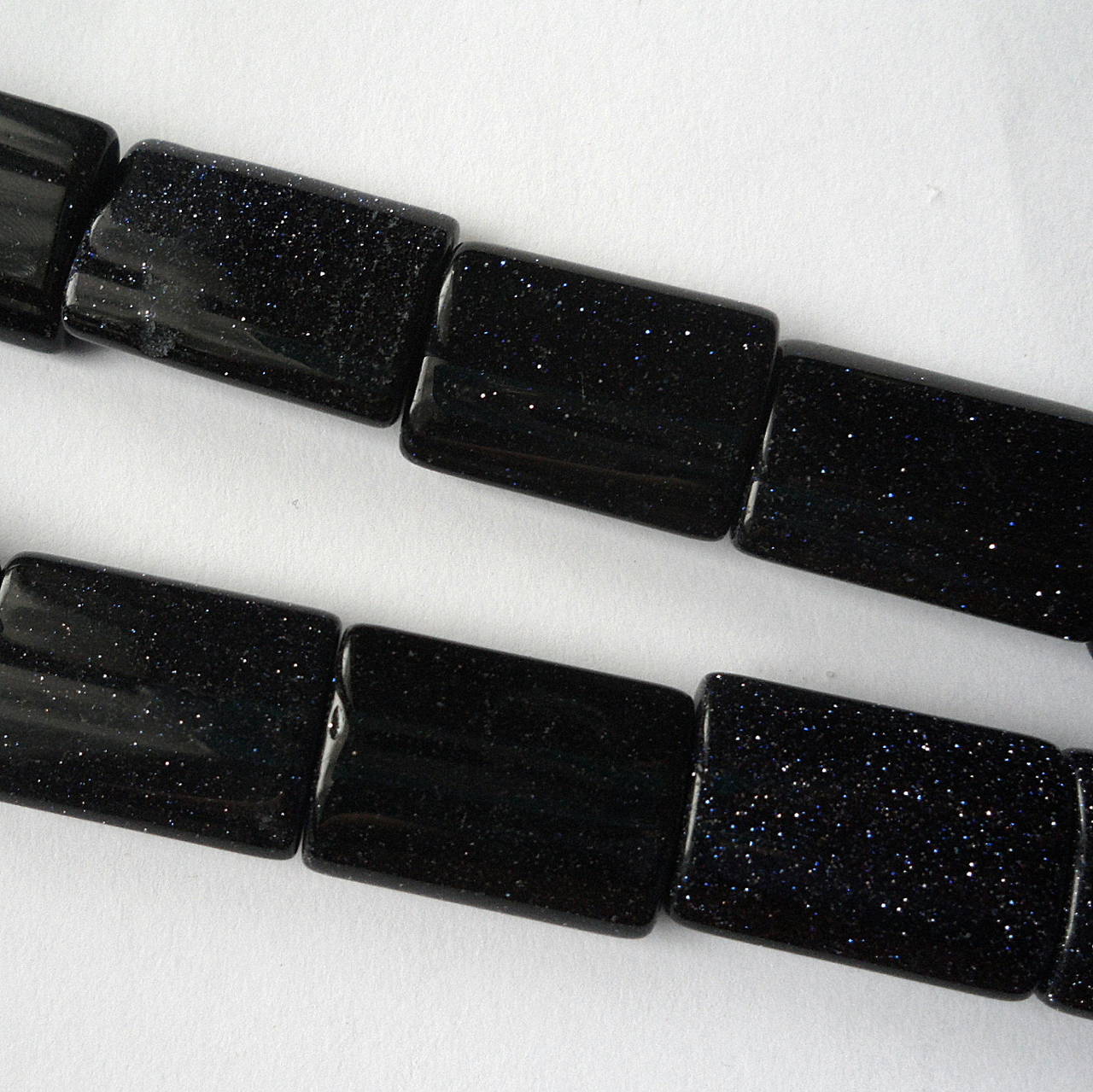 Minerály obdĺžnik 14x20mm-1ks (káhirská noc)