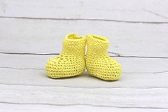 Detské topánky - Žlté letné papučky EXTRA FINE - 9516389_