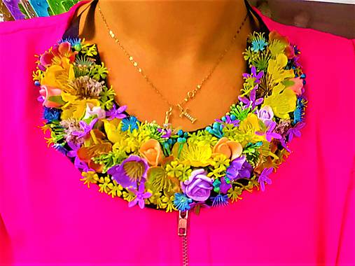 Kvetinový set - náhrdelník a náramok