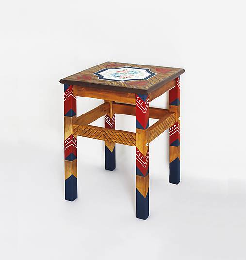  - Maľovaná stolička Bauernmalerei - 9522640_