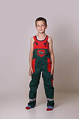 Detské oblečenie - Detské montérky zelené - 9522392_