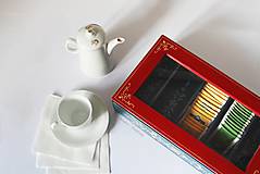 Úložné priestory & Organizácia - Ručne maľovaná krabica na čaj Anna Hindeloopen - 9524702_