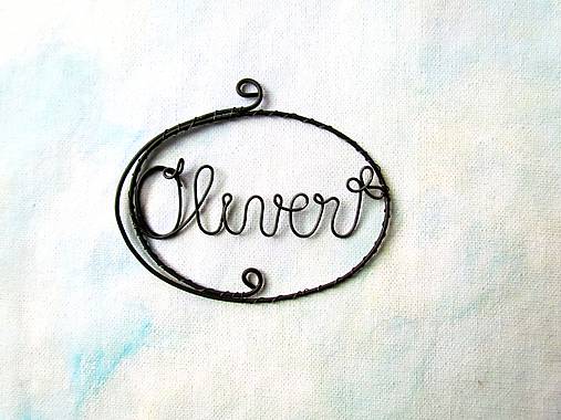 Detské doplnky - ceduľka s menom - 9523578_