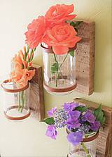 Dekorácie - Minimalistická váza na stenu - 9540272_