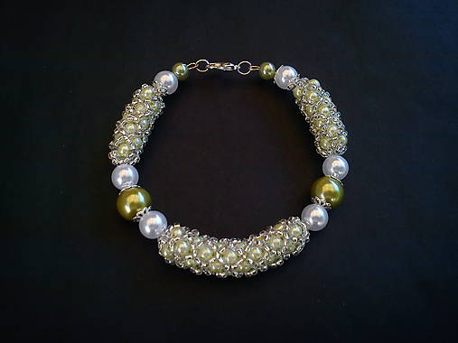 Náramky - Náramok - perleť  - 9540477_