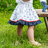 Detské oblečenie - Detská sukňa Kvietky & folk - 9543378_