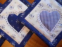 Úžitkový textil - chňapky modrotlačové - 9546292_