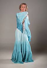 Sukne - Mořský vánek...dlouhá hedvábná sukně - 9544261_