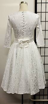 Šaty - svadobné šaty vzorované - 9546599_