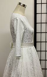Šaty - svadobné šaty vzorované - 9546602_