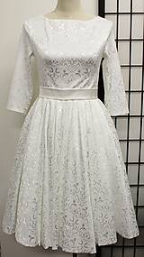 Šaty - svadobné šaty vzorované - 9546603_