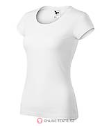 Topy, tričká, tielka - Maľované dámske pestrofarebné folk tričko (klasické) - 9550828_