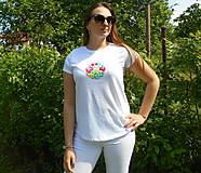 Topy, tričká, tielka - spring in slovak garden-color Tshirt II - 9559721_
