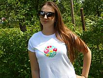 Topy, tričká, tielka - spring in slovak garden-color Tshirt II - 9559726_