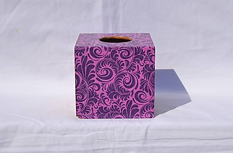 Úložné priestory & Organizácia - Box na vreckovky "Lilac" - 9562840_
