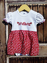 Detské oblečenie - Folk - body -šaty - 9564338_