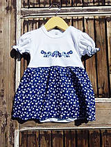 Detské oblečenie - Folk - body -šaty - 9564349_