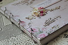 Papiernictvo - Romantický svadobný fotoalbum - 9578288_