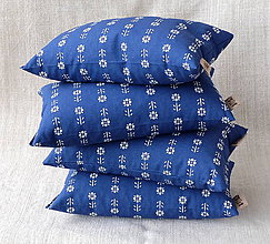 Úžitkový textil - FILKI šupkový ohrievací vankúšik 25 x 15 cm (modrá vzor 180) - 9576526_