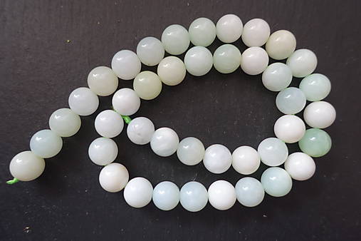 Minerály - Opál zelenobiely 10mm - 9579787_