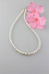 Náhrdelníky - svadobný náhrdelník perly swarovski - 9582169_