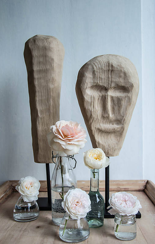 Sochy - set, sošky na kovovom podstavci - 9588290_