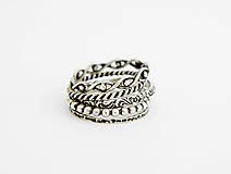 Prstene - 925/1000 sada strieborných prsteňov Treasure - 9593770_