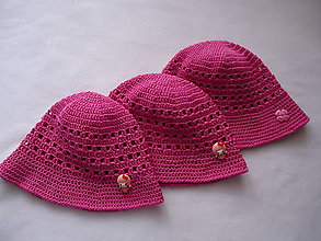 Detské čiapky - Staroružový klobúčik 2 - 9596644_