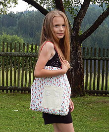 Detské tašky - Detská nákupná taška - Domček ♥ (1) - 9601162_