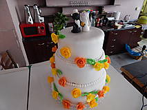 Dekorácie - Svadobné mačičky - figúrky na svadobnú tortu - 9602416_