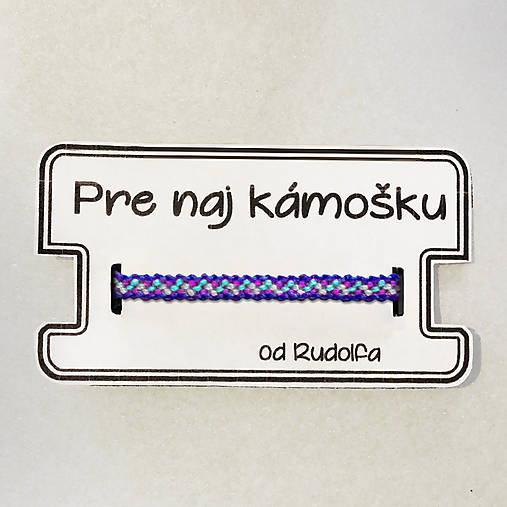 Schizofrenické sny - pletený náramok (Obloha)
